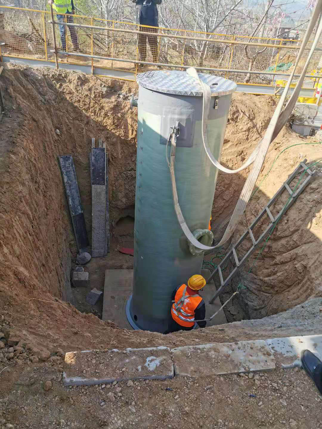 保定济南市农村一体化预制泵站案例